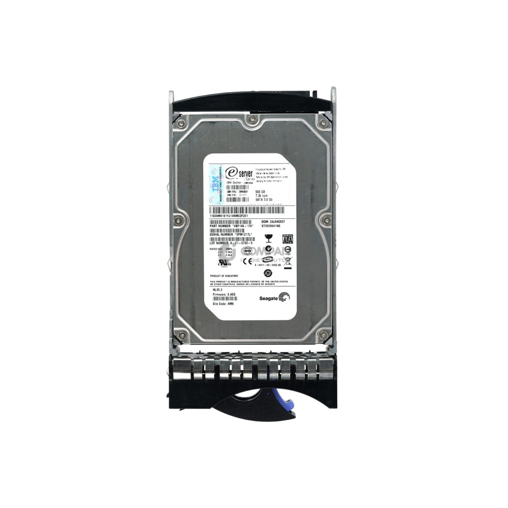 39M4561 IBM HDD 500GB 7.2K SATA 3G 3.5 LFF HOT-SWAP FOR DS3000 EXP3000